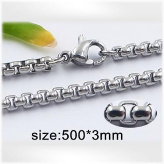 Ocelový náhrdelník - Hmotnost: 14.3 g, 500*3mm